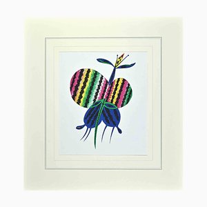 Jean Lurçat, Butterfly, Litografía original, Mid-Century