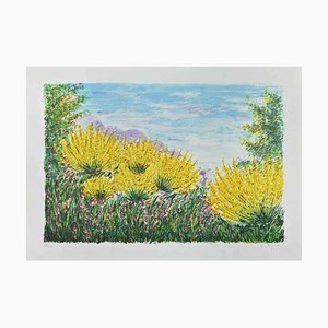 Maddalena Striglio, Gorse, Original Screen Print, Late 20th-Century