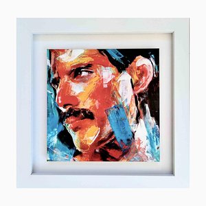 Ivana Burello, Freddie Mercury, Original Acrylbild, 2022