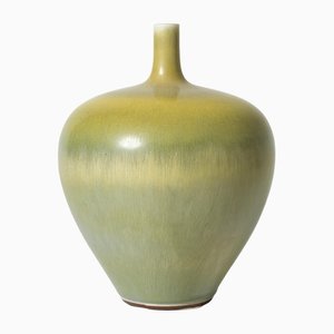 Vase aus Steingut von Berndt Friberg für Gustavsberg