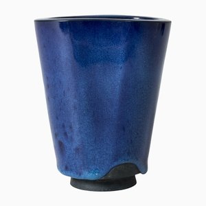 Farsta Vase aus Steingut von Wilhelm Kåge für Gustavsberg