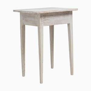 Small Early 19th Century Swedish Gustavian Table in White