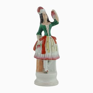 STR 901 Woman Holding Grapes Figure from Staffordshire