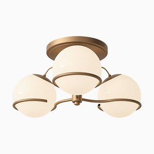 Champagne Model 2042/3 Ceiling Lamp by Gino Sarfatti for Astep