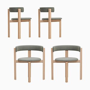 Prinzipielle Holz Esszimmerstühle von Bodil Kjær, 4er Set