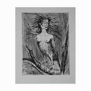 Bernard Buffet, Dante's Inferno/The Harpy, Drypoint