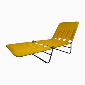 Deck Chair in Bright Yellow, 1970s