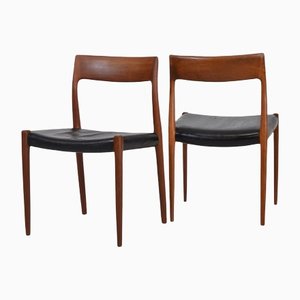 Teak Dining Chairs by Niels Otto Møller for JL Møllers, Denmark, Set of 8