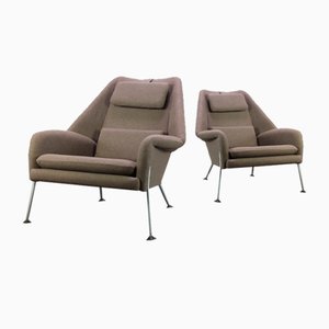 Heron Lounge Chairs by Ernest Race for Race Furniture, 1950s, Set of 2