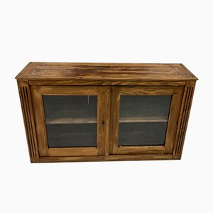 Vintage Confit Display Cabinet in Pine & Glass