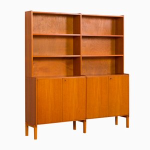 Scandinavian Free Standing Wall Unit with Bar Cabinet, Norway, 1960s