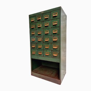 Antique Belgian Emerald Green Chest of Drawers from Ribeauville