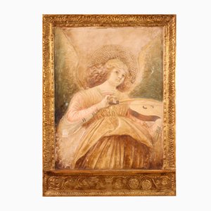 Manifattura di Signa, Angel Musician, Terracotta, Framed