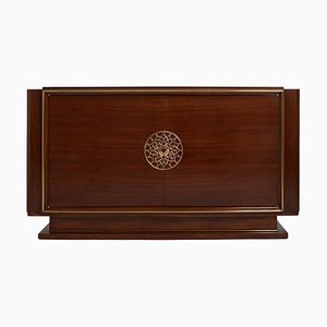 Art Deco Bronze and Mahogany Sideboard