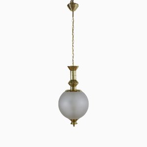 Lámpara colgante italiana Mid-Century estilo Azucena, 1960