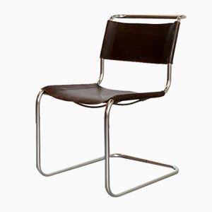 Sedie S33 di Mart Stam per Thonet, anni '70, set di 4