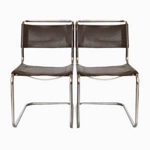 S33 Stühle von Mart Stam für Thonet, 1970er, 2er Set