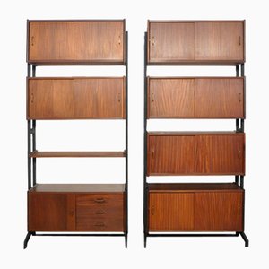 Dutch Modular Wall Unit from Simplalux, 1960s, Set of 2