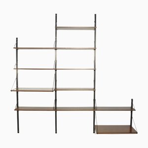 Mid-Century Royal System Wall Shelving Unit by Poul Cadovius, Denmark, 1960s