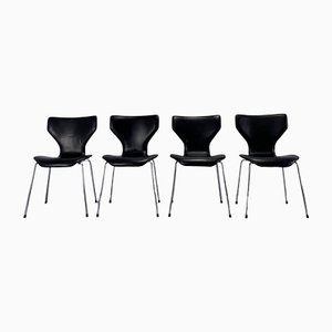 Leather Model S35 Chairs from Wilde & Spieth, Germany, 1960s, Set of 4