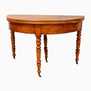 Antique Louis Philippe Console Table in Walnut, 19th Century