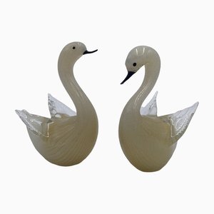 Cynus Bird Sculpture by Fornace Mian, Set of 2