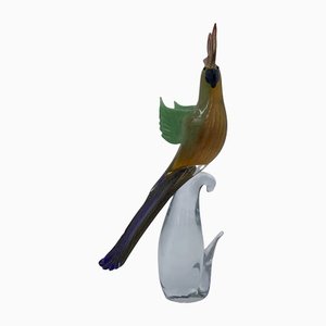 Sculpture d'Oiseau Perroquet par Fornace Mian