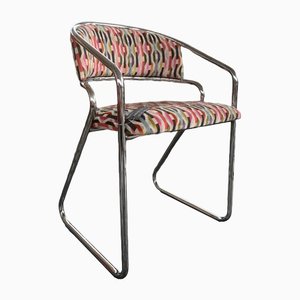 Italian Tubular Chair, 1970, Set of 3