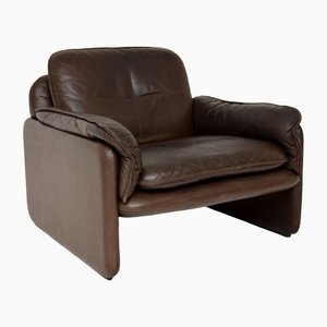 Vintage DS61 Lounge Chair in Leather from De Sede, 1960s