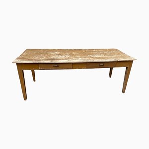 Rustic 2-Drawer Table in Poplar
