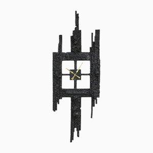 Scandinavian Modern Brutalist Clock