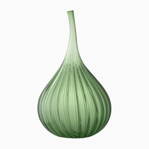 Medium Verderba Lucido Drops Vase by Renzo Stellon