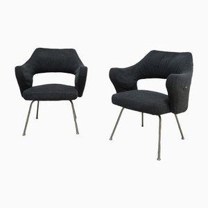 Small Lounge Chairs by Gastone Rinaldi for Rima, Set of 2