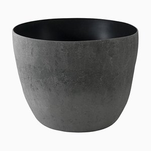 Schwarze Vaso Vase von Imperfettolab