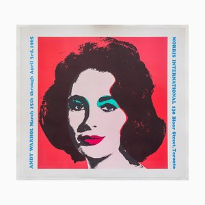 Elizabth Taylor Toronto Exhibition Poster by Andy Warhol, 1960s