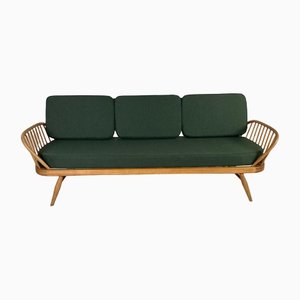 Vintage Blonde & Olive Studio Couch by Lucian Ercolani for Ercol