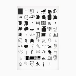 Rose Wylie, Portfolio of 66 Lithographs, 2016, 66er Set