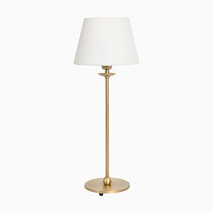 Small Uno Raw Brass Table Lamp from Konsthantverk