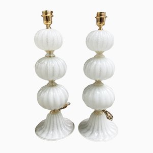 White Lamps from Toso, Set of 2