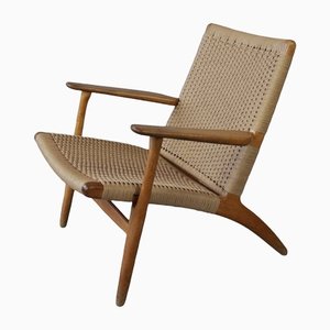 Early Edition CH25 Lounge Chair by Hans J Wegner for Carl Hansen & Son, Denmark