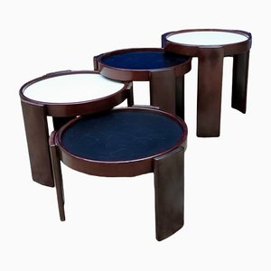 780 Nesting Tables by Gianfranco Frattini for Cassina, 1960s, Set of 4