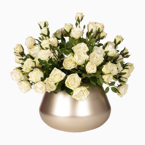 Italian Composizione Bean Rose Set Arrangement Composition from VGnewtrend