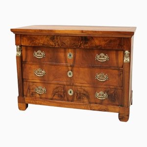 19th-Century Empire Chest of Drawers in Walnut