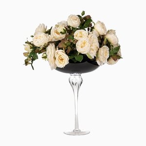 Italian Coppa English Roses Set Arrangement Composition from VGnewtrend