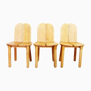 Beech Dining Chairs by Rainer Daumiller, 1960s, Set of 3