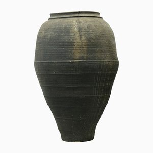 Jarrón antiguo grande de cerámica