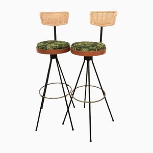 Set of Bar Stools by Herta Maria Witzemann for Erwin Behr