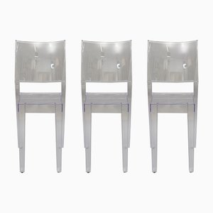 Stapelbare La Marie Stühle von Philippe Starck für Kartell, Italy, 3er Set