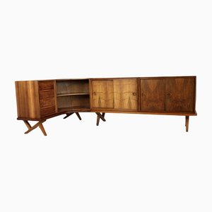 Vintage Walnut Sideboard by Rudolf B. Glatzel for Fristho Franeker, 1955