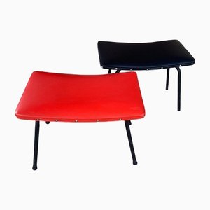 Fußhocker von Pierre Guariche für Meurope, 2er Set